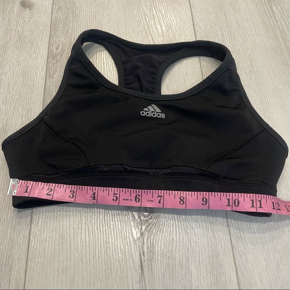 ADIDAS Black Racerback Sports Bra - Picture 4 of 7